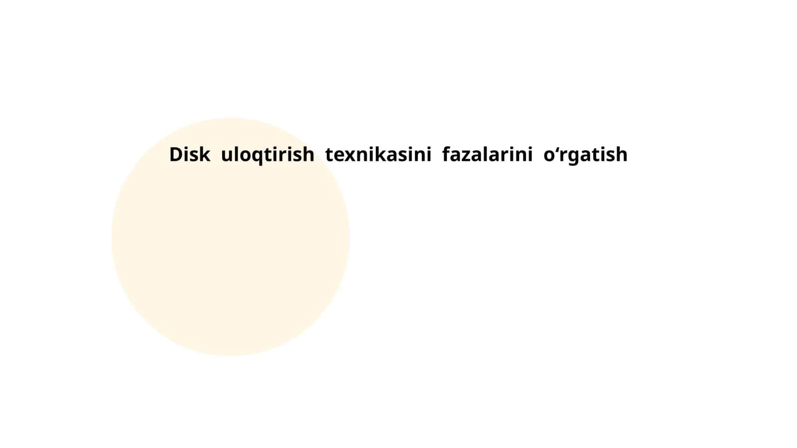 Disk uloqtirish texnikasi
