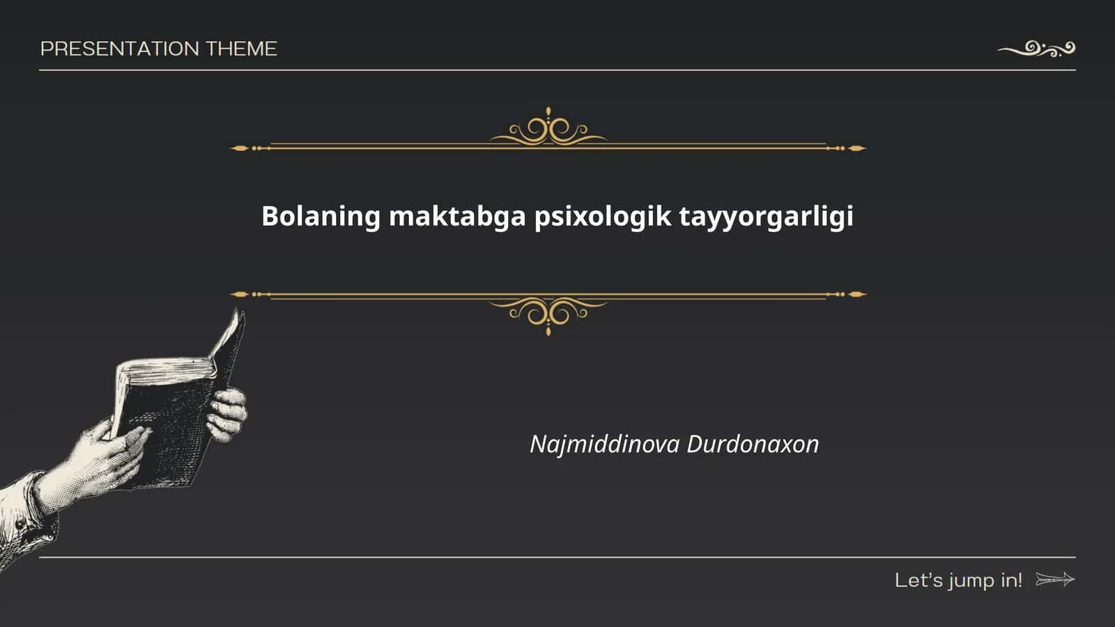 Bolaning maktabga psixologik tayyorgarligi