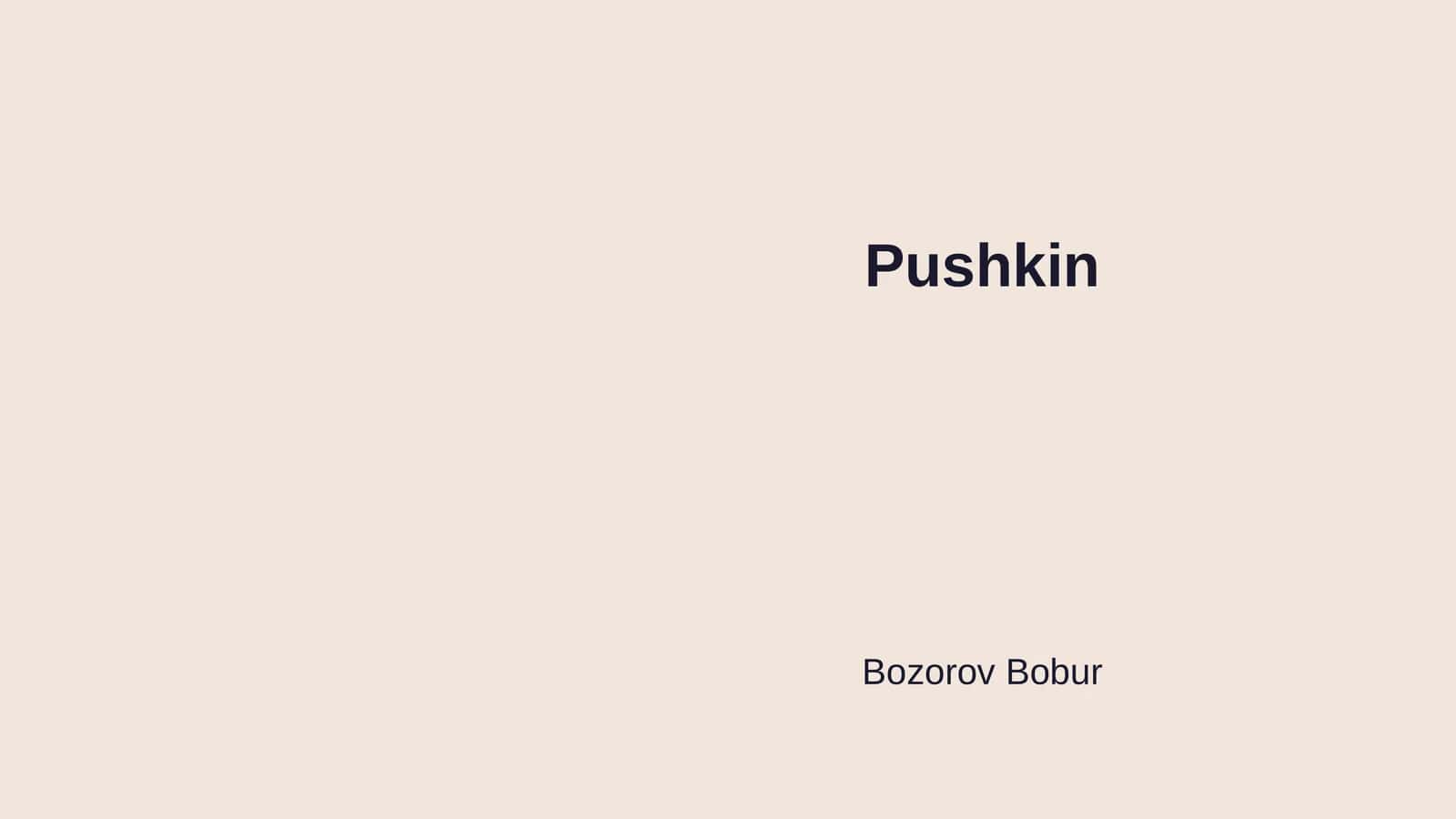 Pushkin