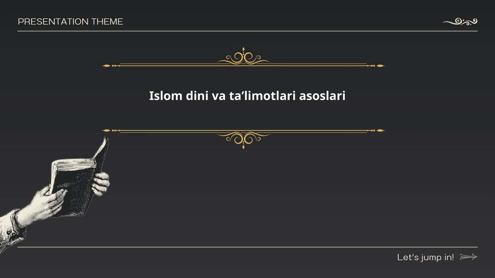 Islom dini va taʼlimotlari asoslari