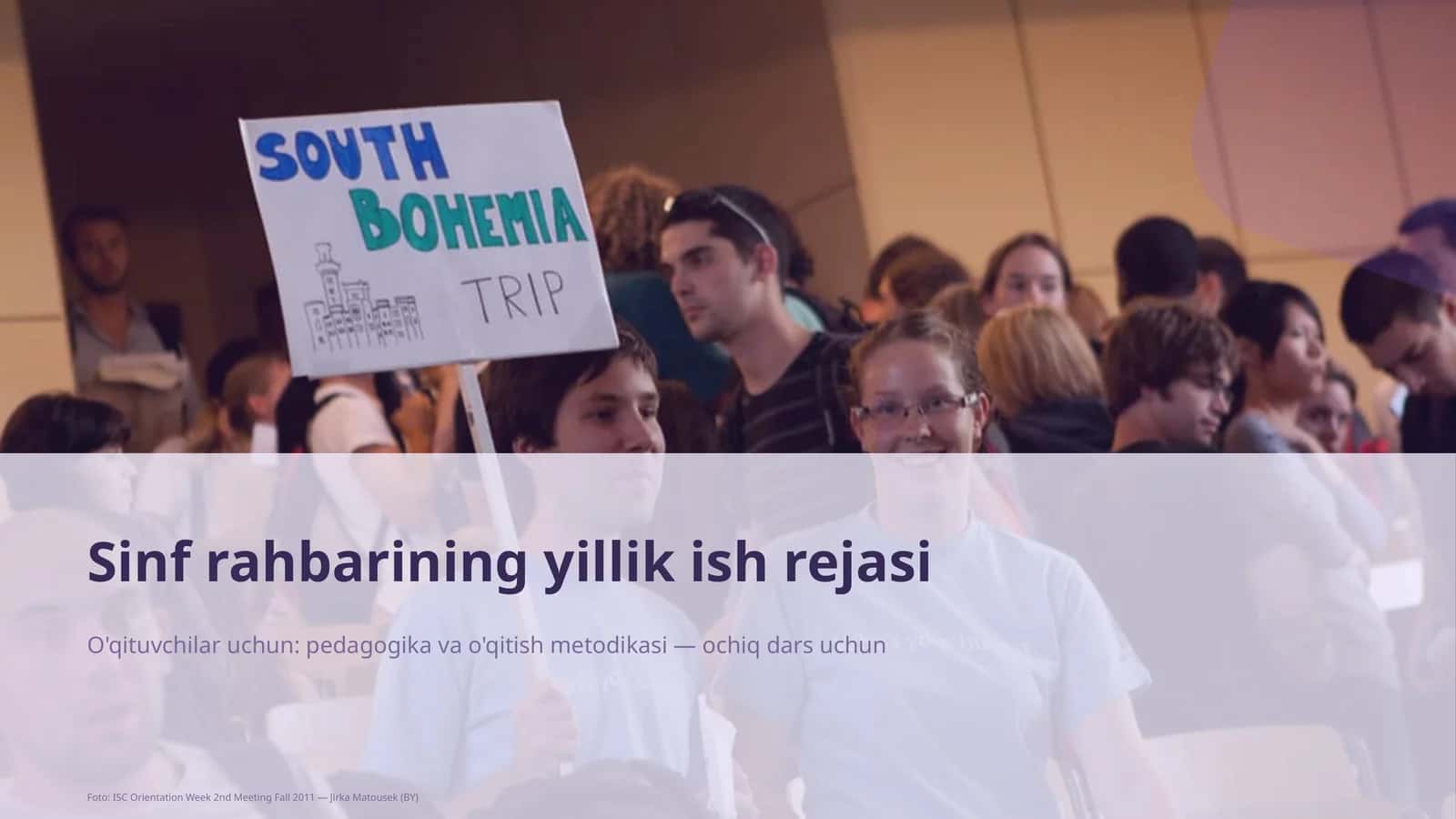 Sinf rahbarining yillik ish rejasi