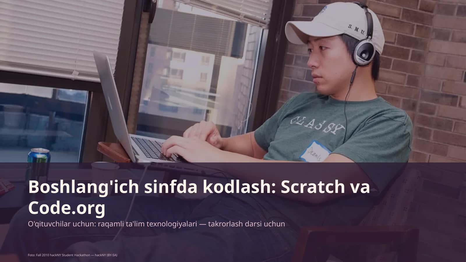 Boshlang'ich sinfda kodlash: Scratch va Code.org
