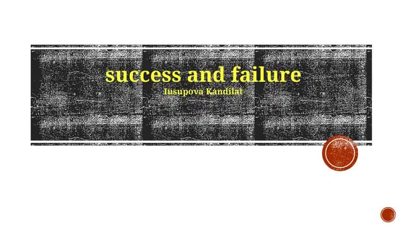 Overcoming Failure