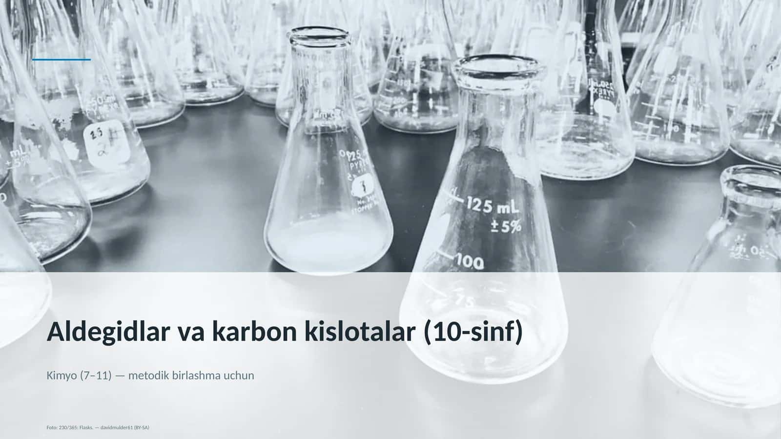 Aldegidlar va karbon kislotalar (10-sinf)