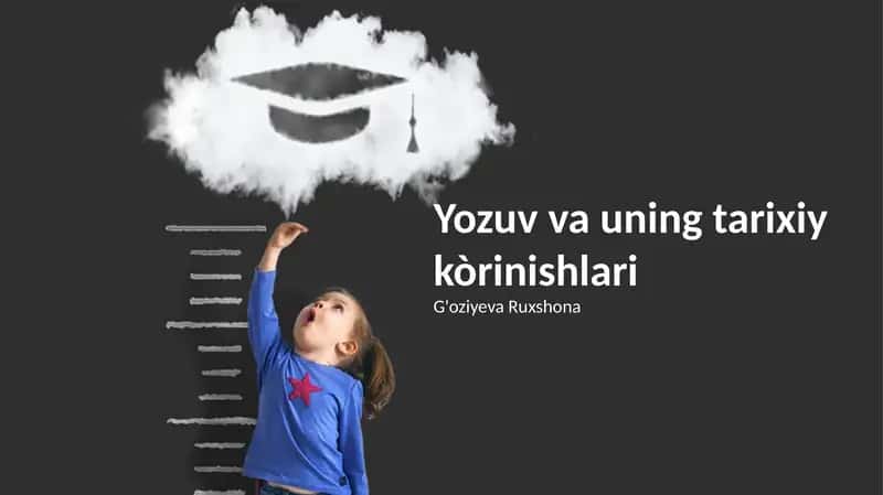 Yozuv va uning tarixiy kòrinishlari