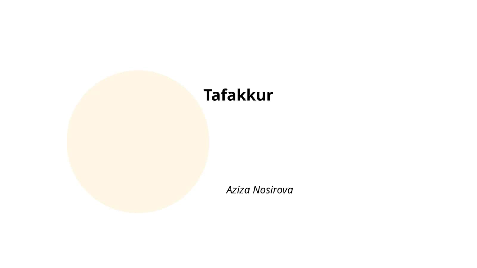 Tafakkur