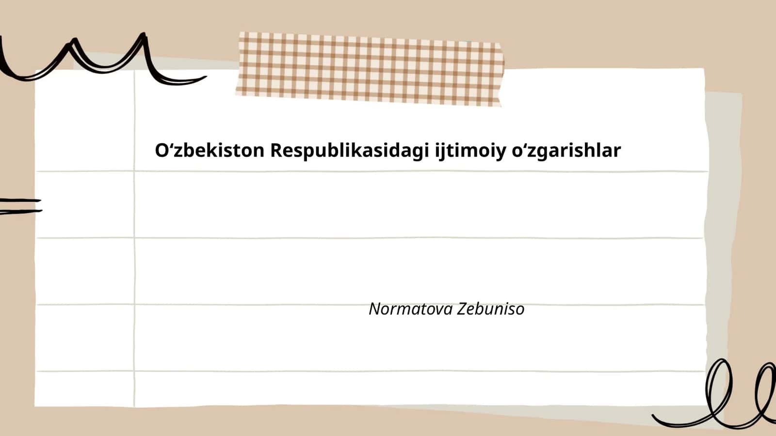 Ta'lim tizimidagi islohotlar