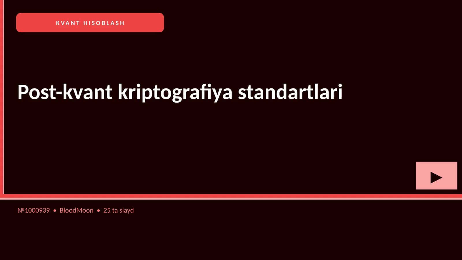 Post-kvant kriptografiya standartlari