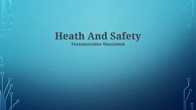 Personal Protective Equipment (PPE)