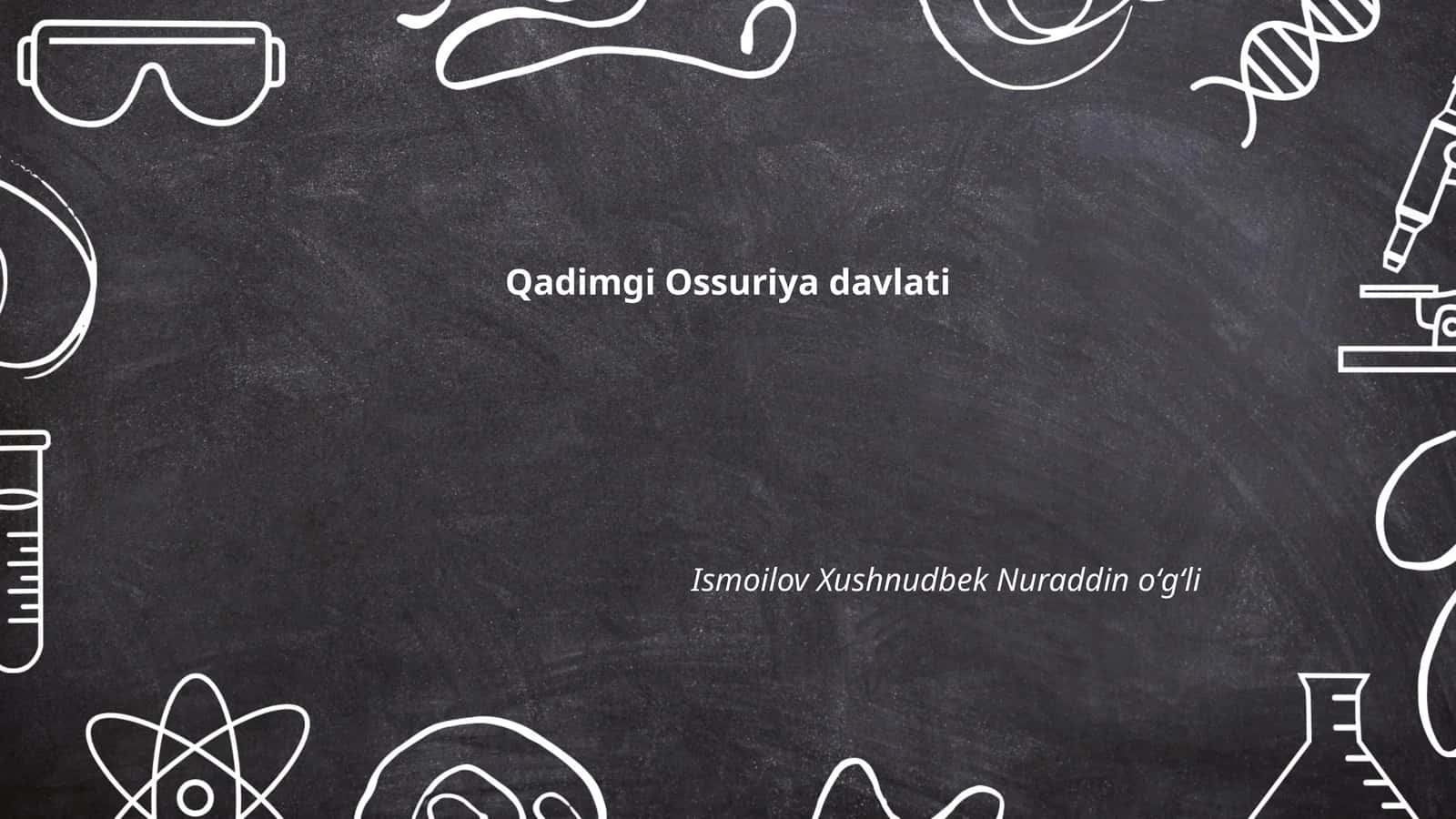 Qadimgi Ossuriya davlati