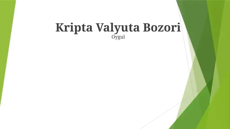 Kripta Valyuta Bozori
