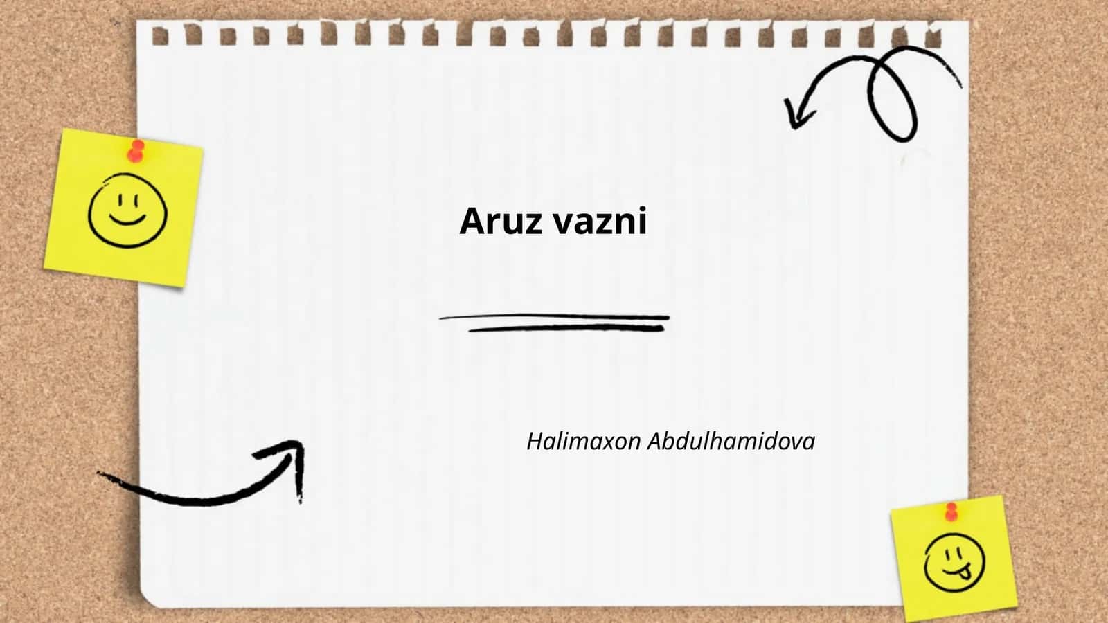 Aruz vazni