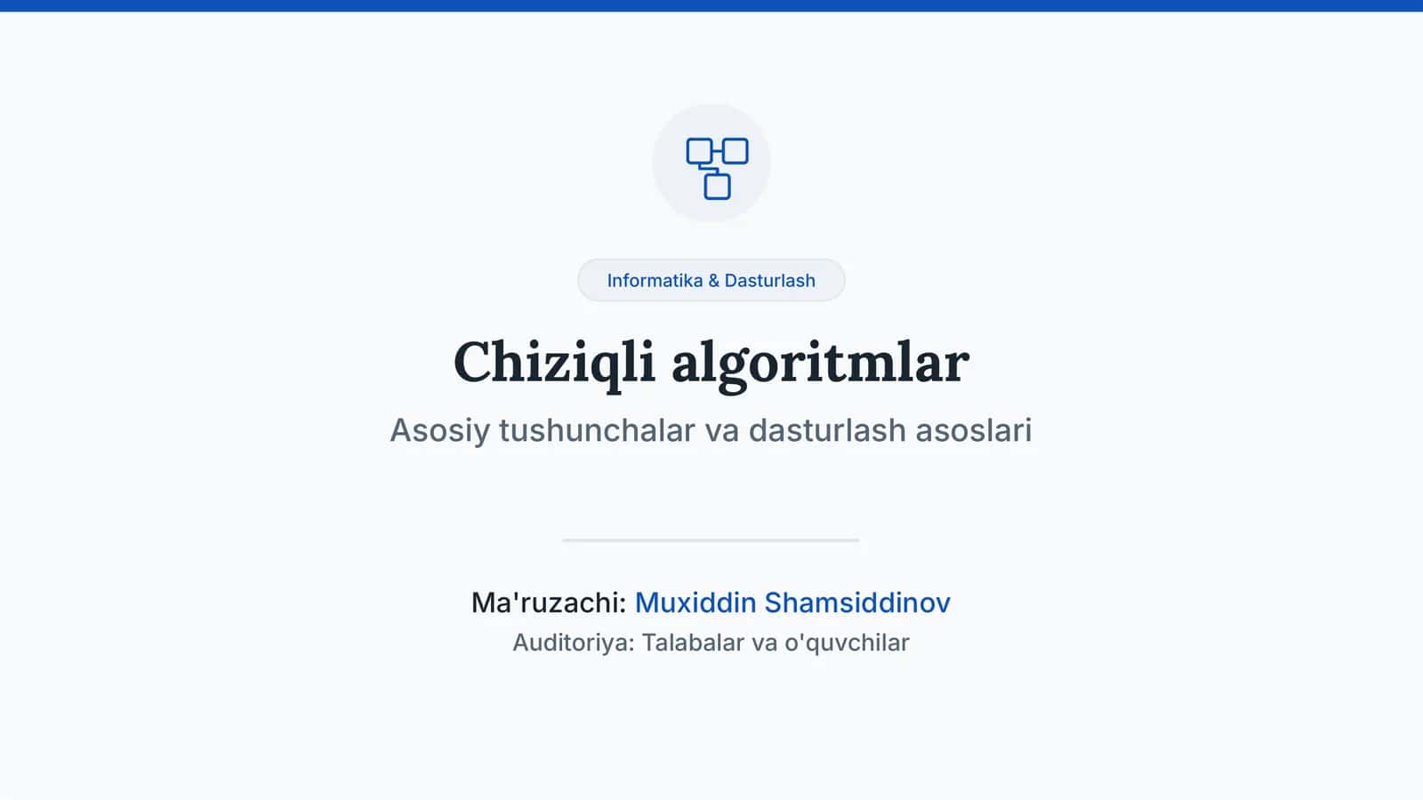 Chiziqli algoritmlar