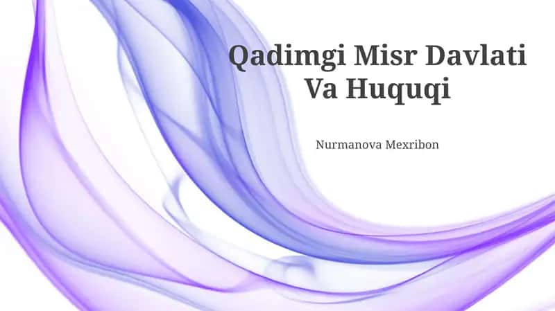 Qadimgi Misr Davlati
