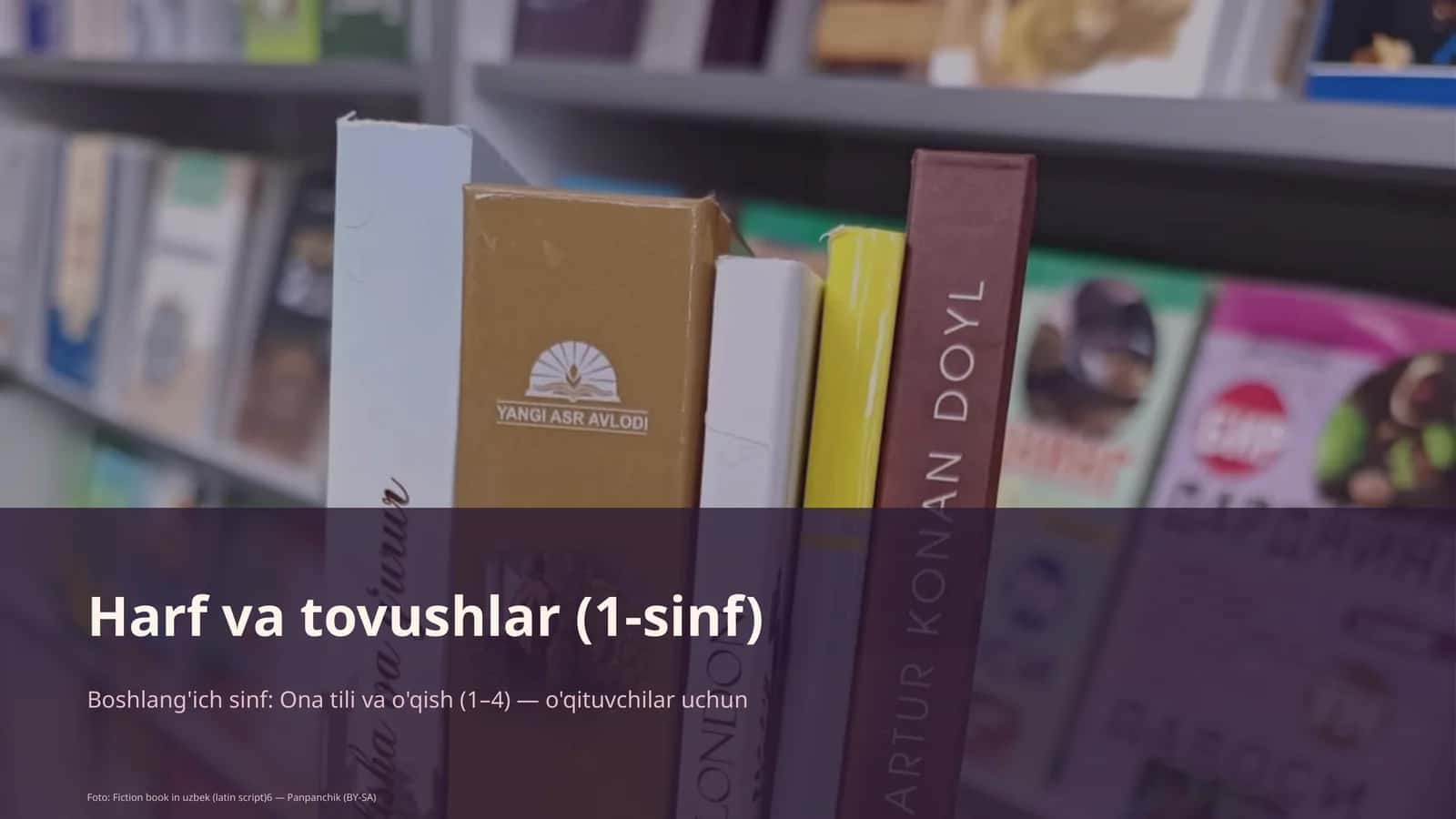 Harf va tovushlar (1-sinf)