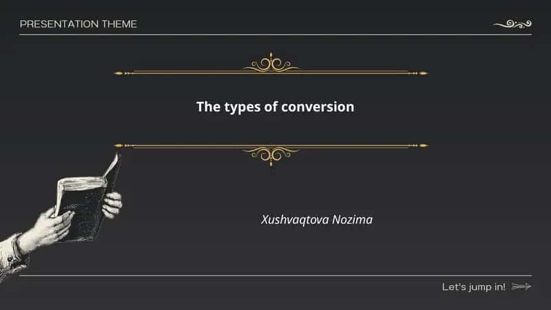Conversion Types