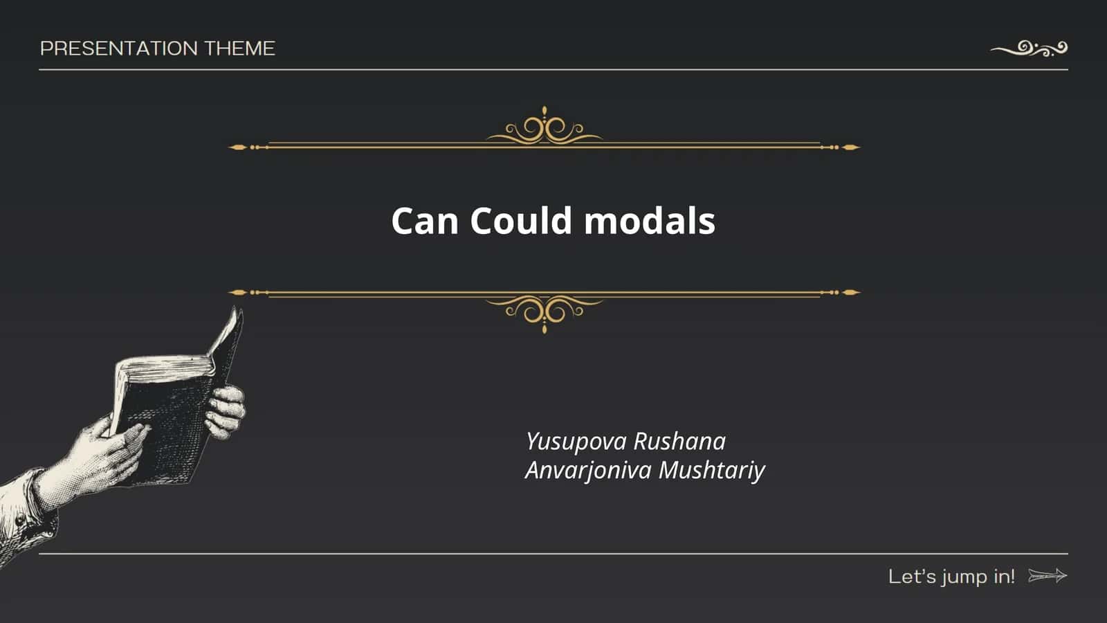 Uses of "Can" for Ability