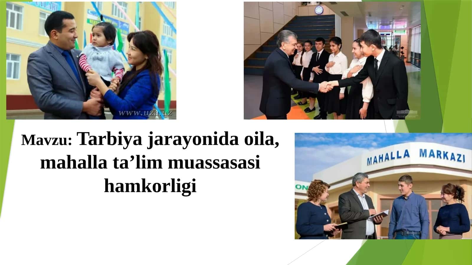 O`quvchilarni tarbiyalash