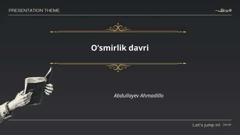 Oʻsmirlik davri