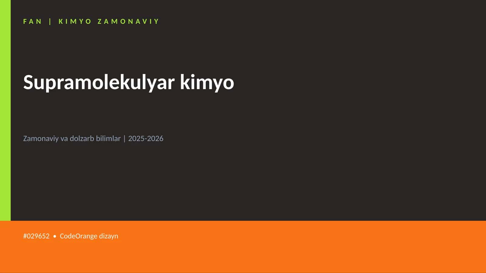Supramolekulyar kimyo