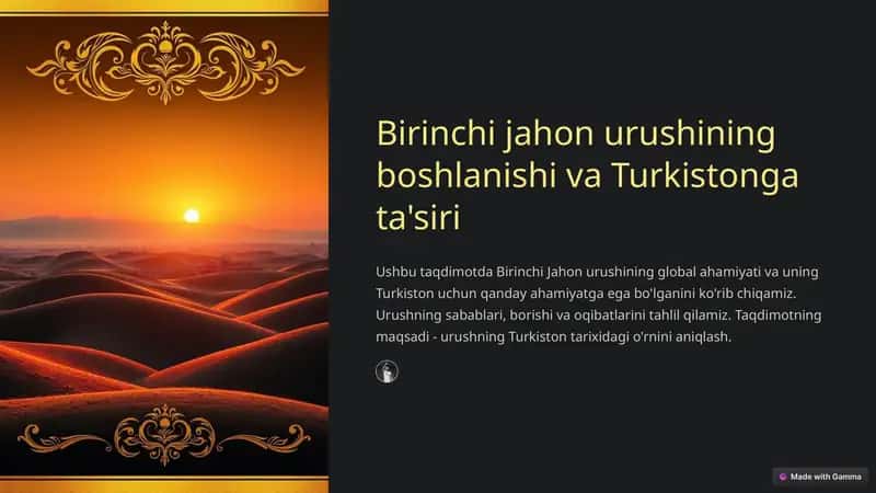 Birinchi Jahon urushi
