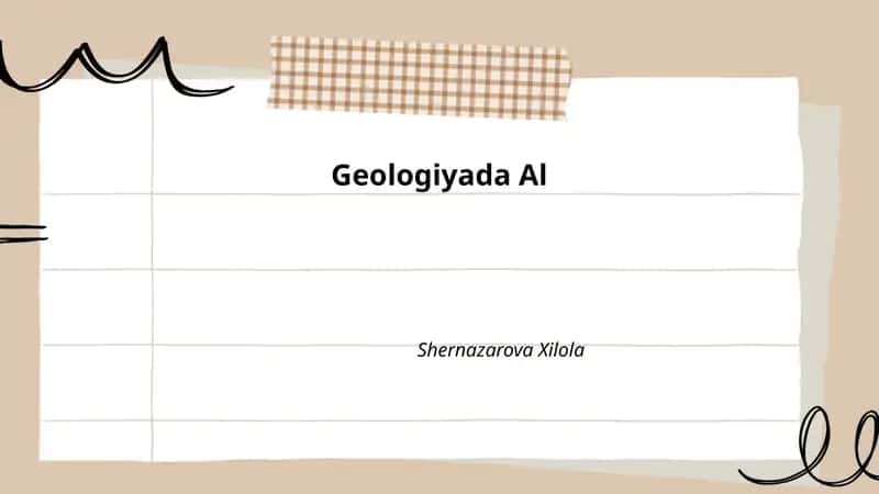 Geologiyada Al