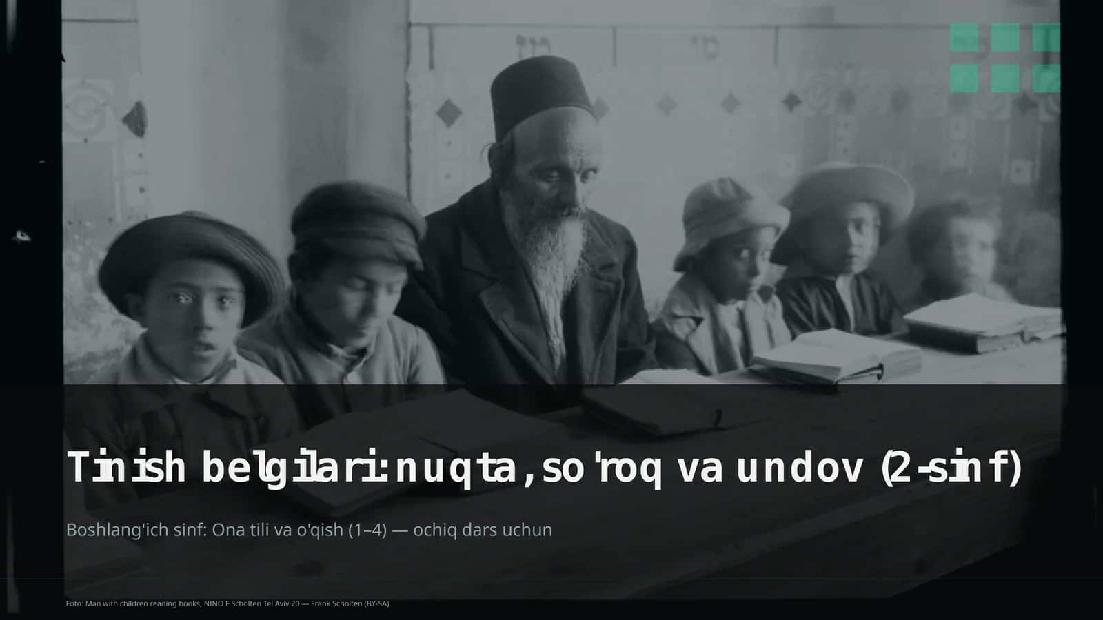Tinish belgilari: nuqta, so'roq va undov (2-sinf)
