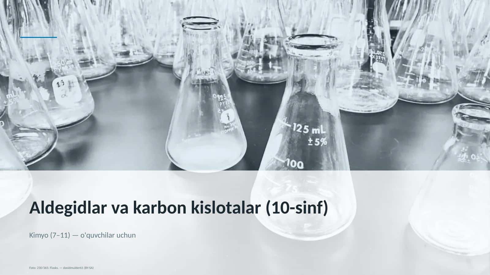 Aldegidlar va karbon kislotalar (10-sinf)