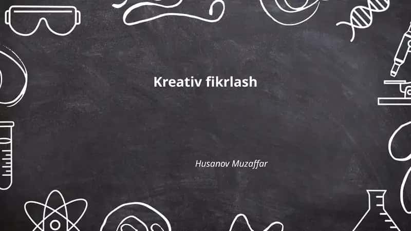 Kreativ fikrlash