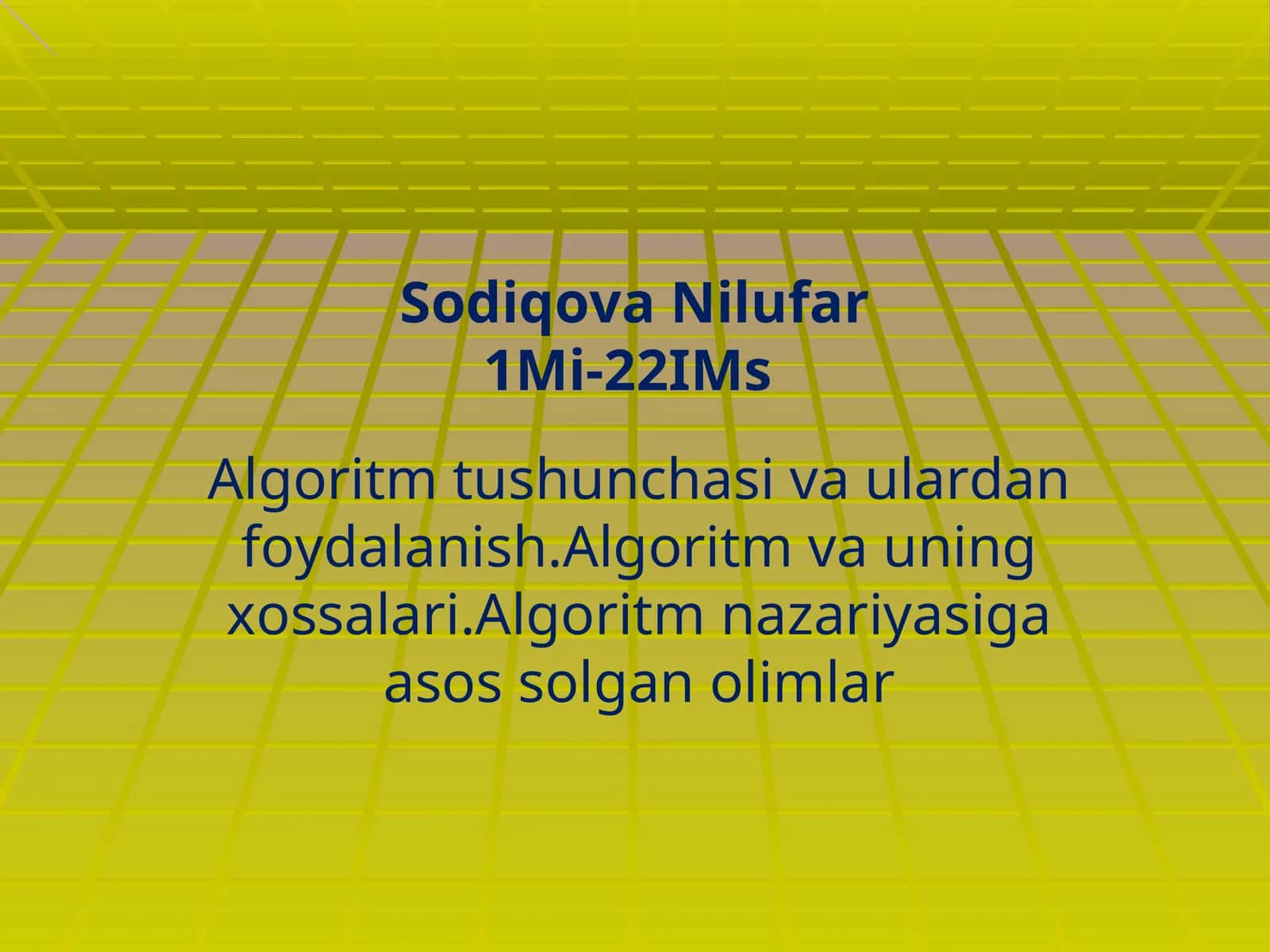 Algoritm