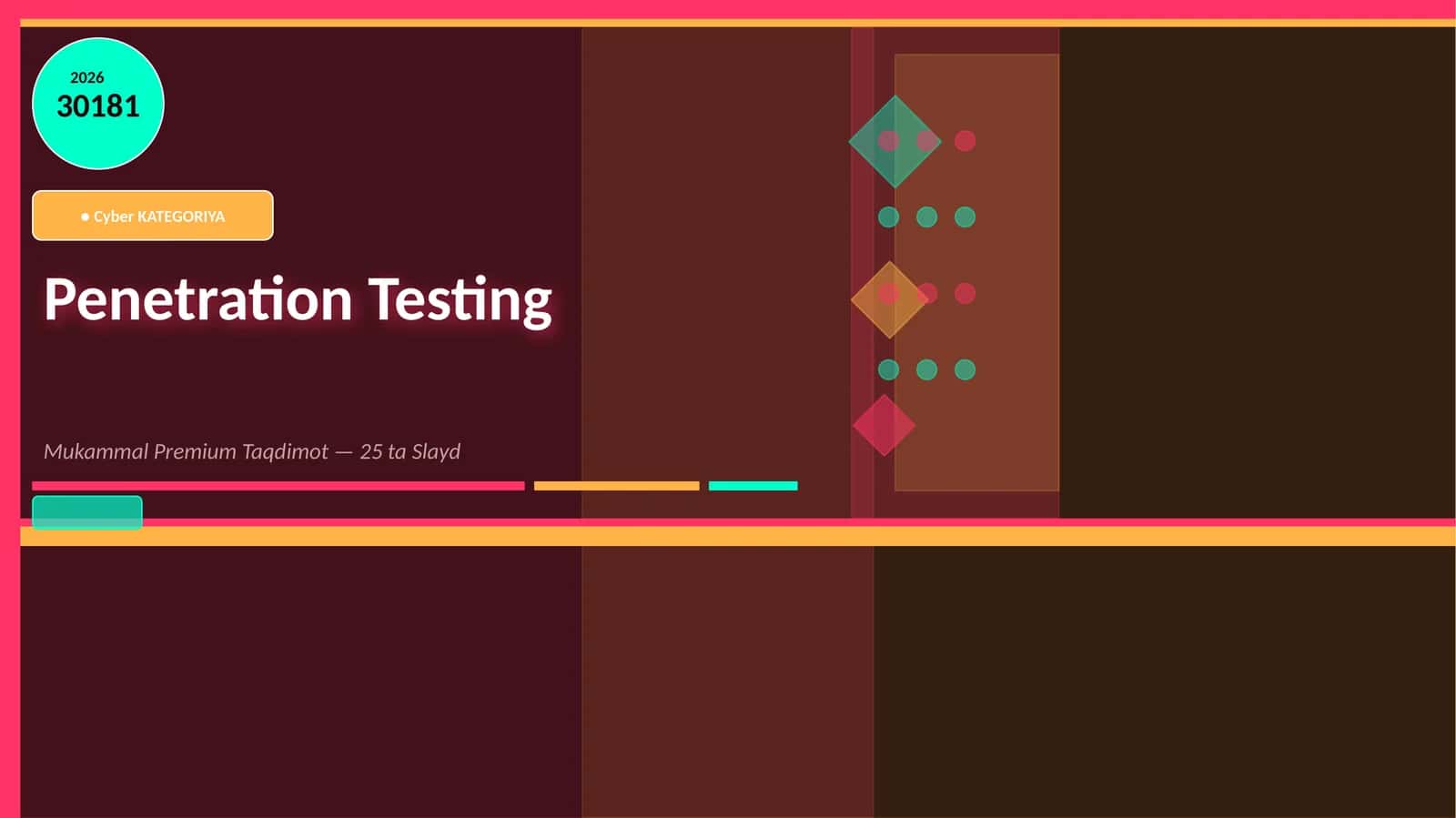 Penetration Testing Mukammal Premium Taqdimot