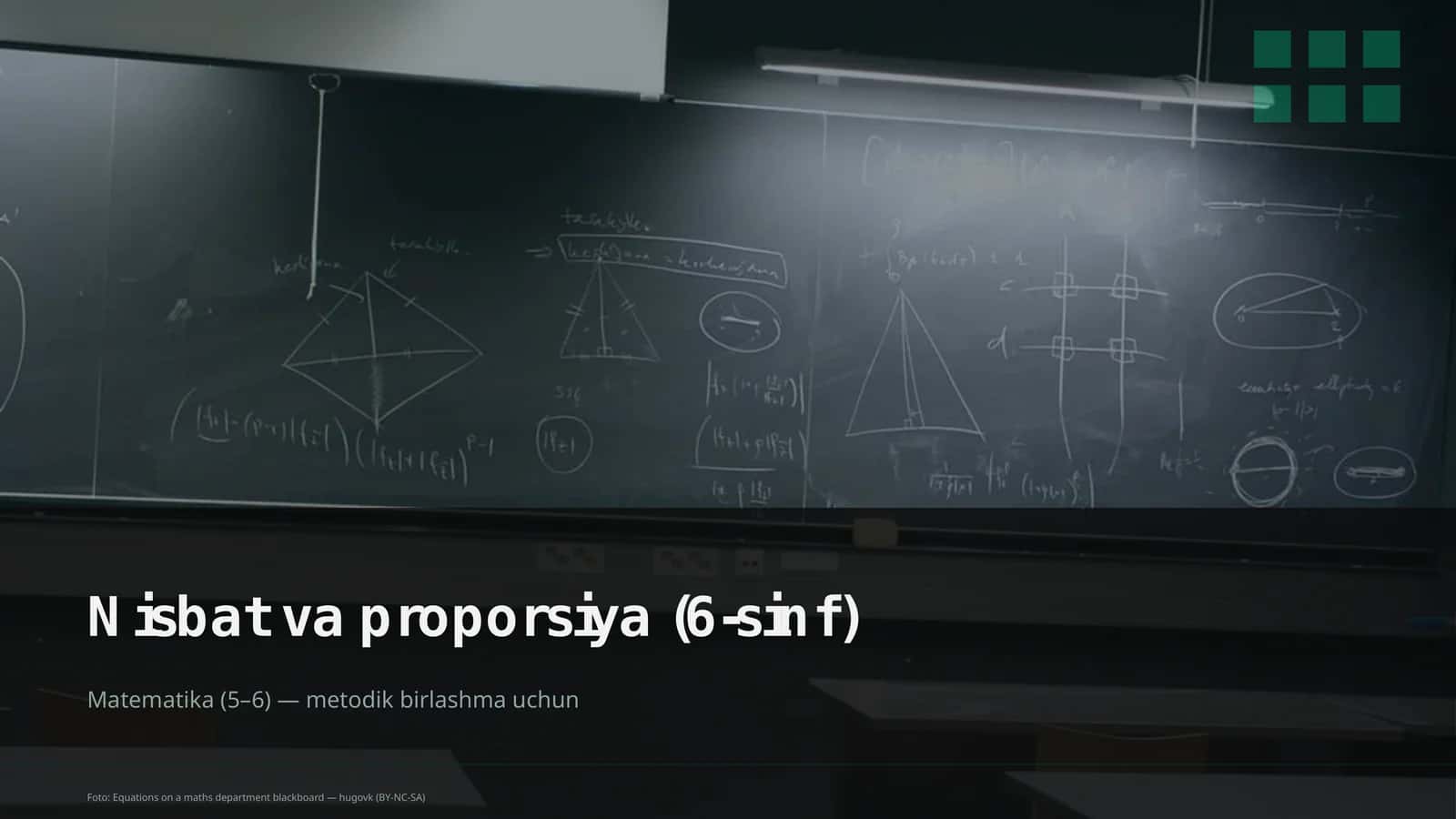 Nisbat va proporsiya (6-sinf)