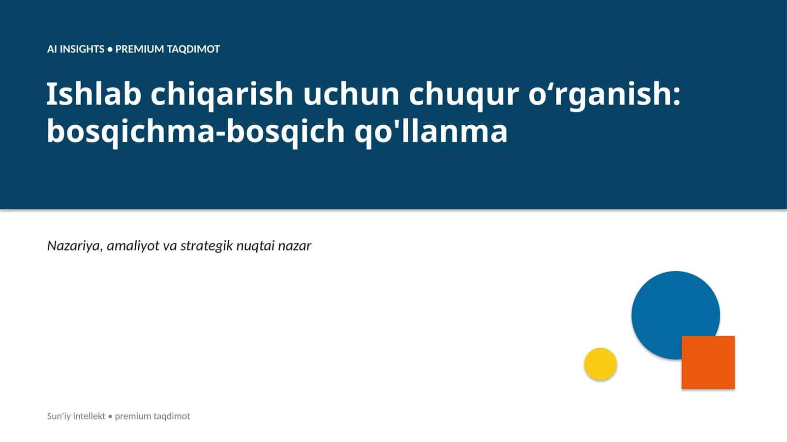 Premium Taqdimot