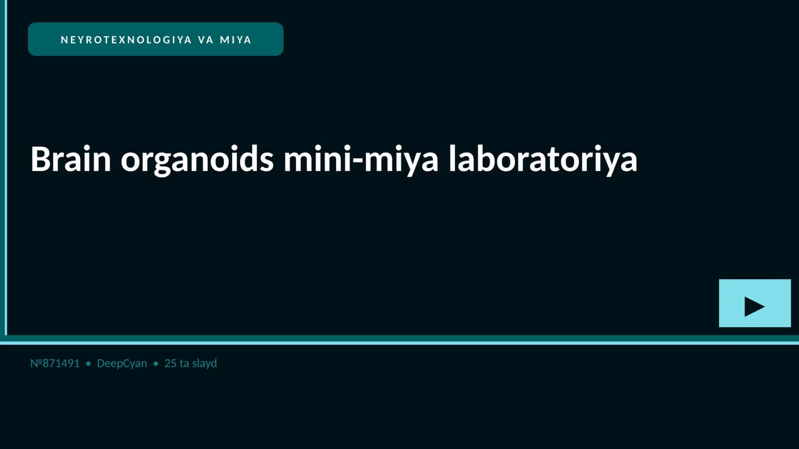 NEYROTEXNOLOGIYA VA MIYA
