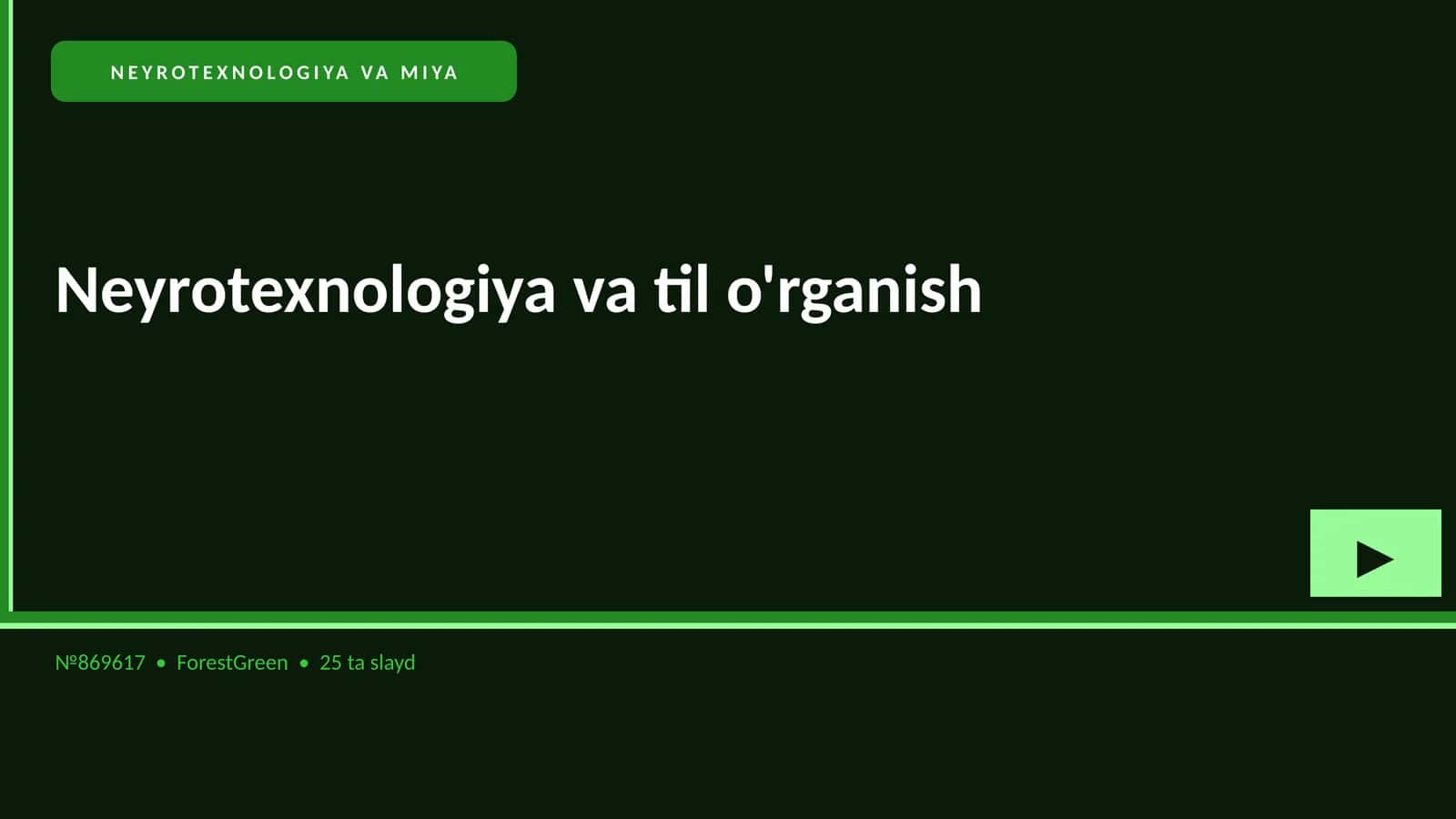 Neyrotexnologiya va til o'rganish