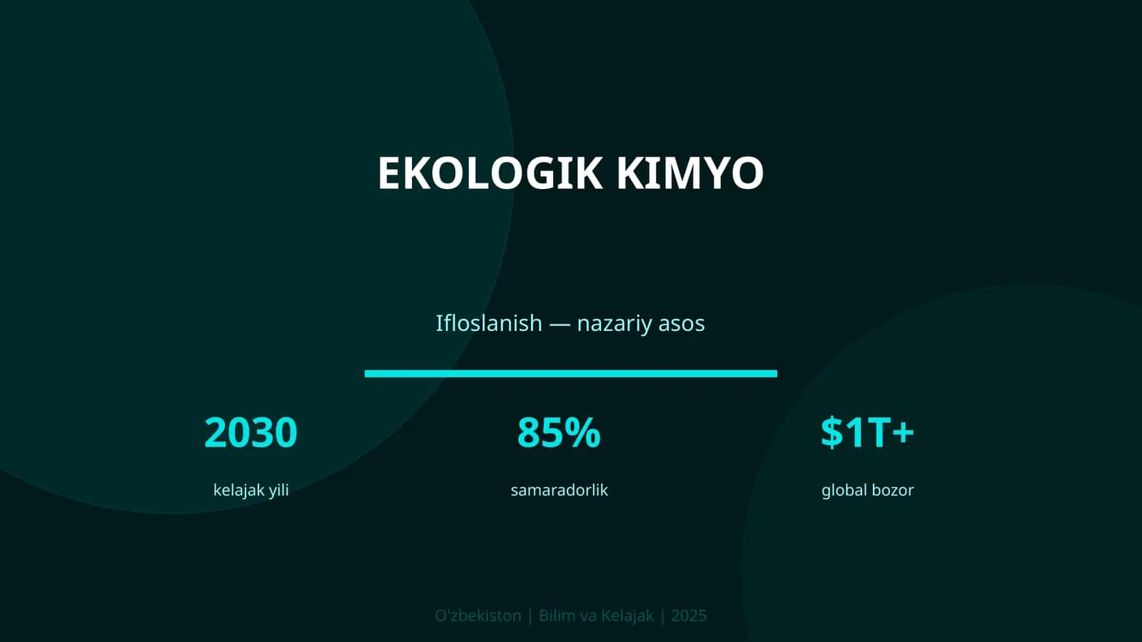 Ekologik Kimyo