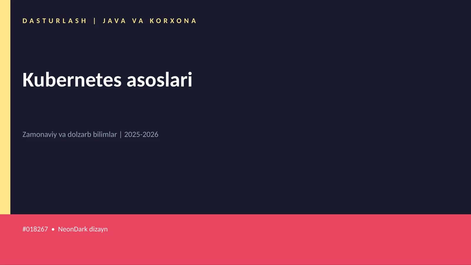 Kubernetes asoslari