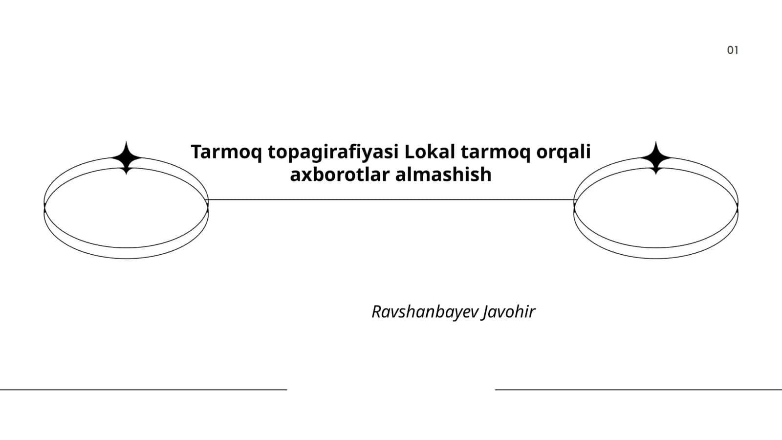 Tarmoq topologiyalari tushunchasi