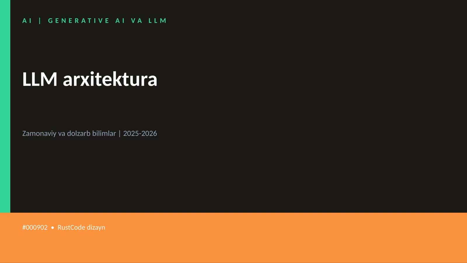 LLM arxitektura