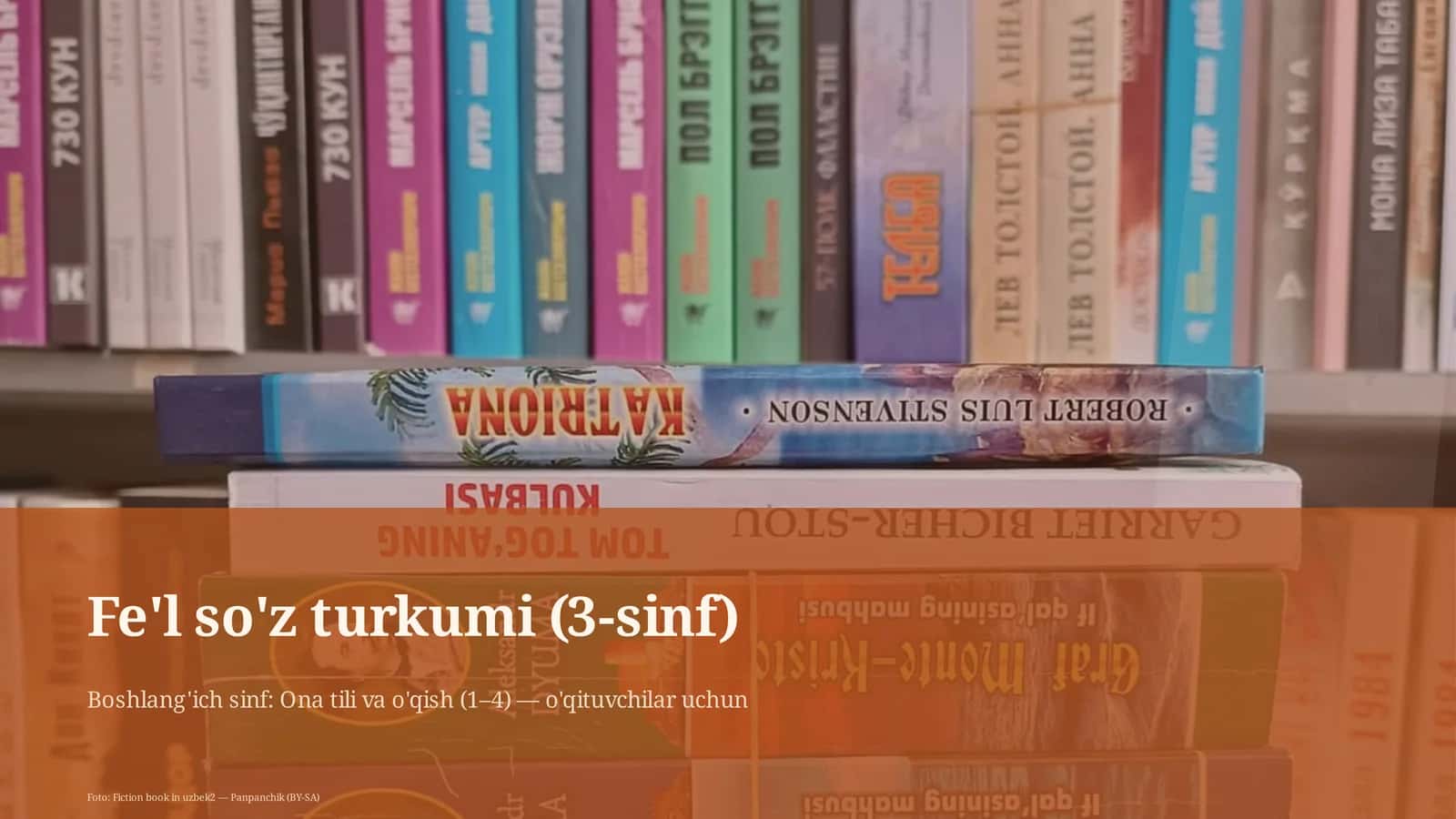 Fe'l so'z turkumi (3-sinf)