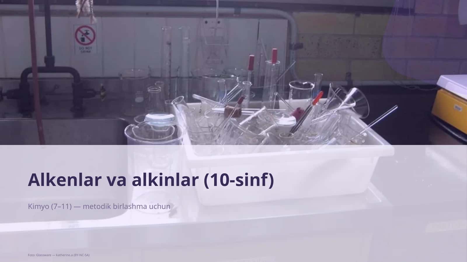 Alkenlar va alkinlar (10-sinf)