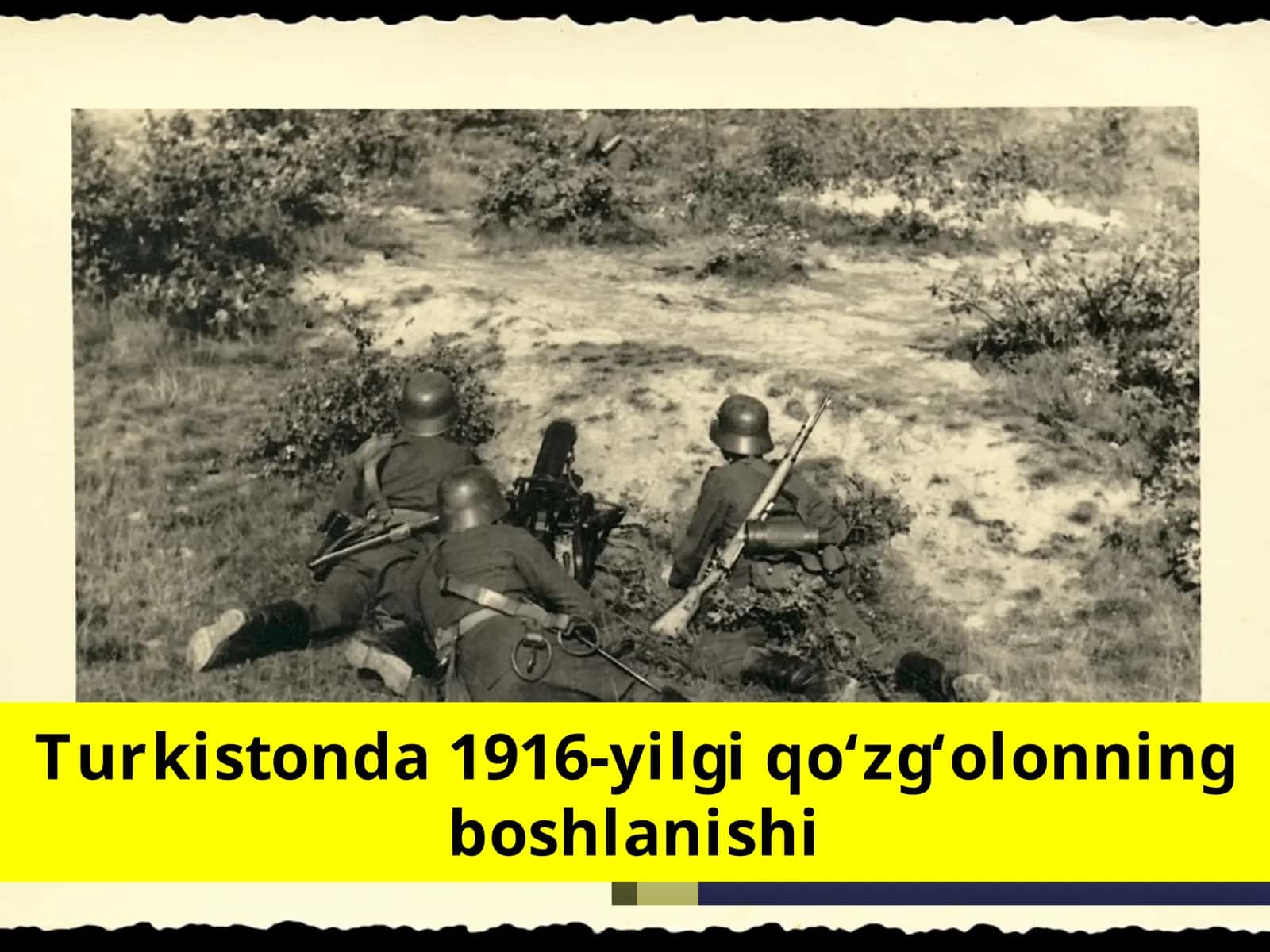Turkistonda 1916-yilgi qo‘zg‘olonning boshlanish