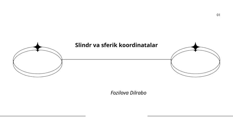 Silindr va sferik koordinatalar