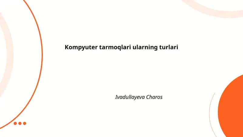 Mahalliy tarmoq (LAN)