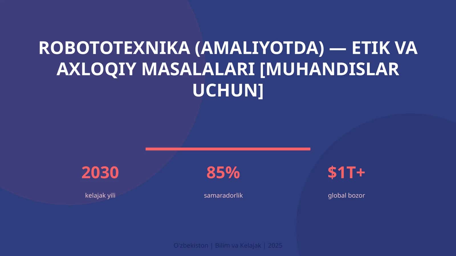 Robototexnika (amaliyotda) — etik va axloqiy masalalari [muhandislar uchun]