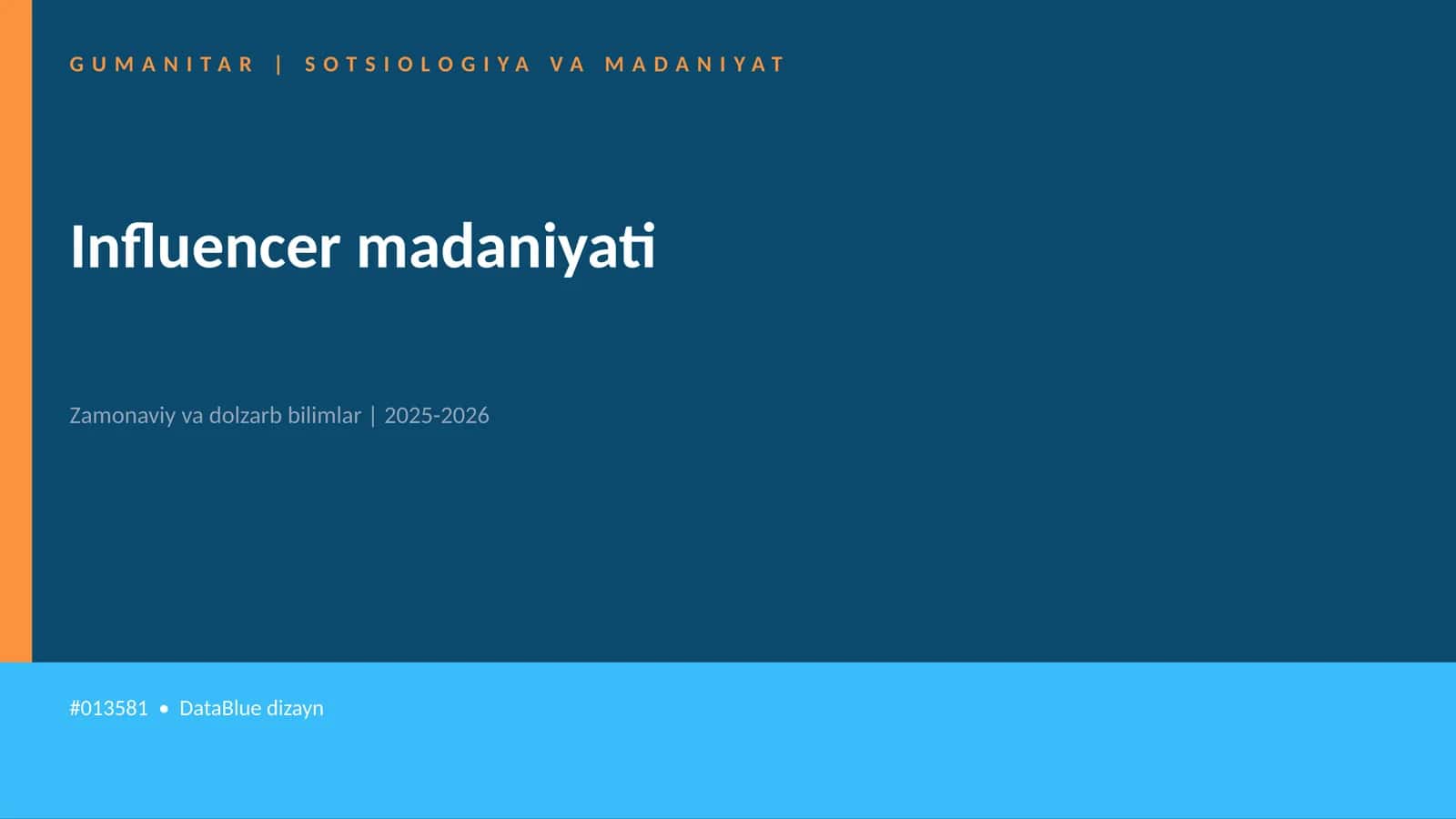 Influencer madaniyati