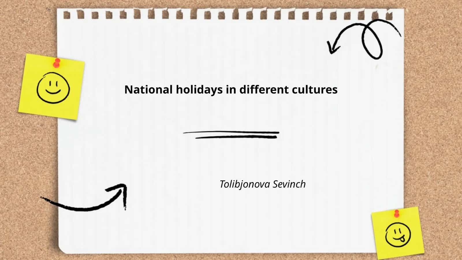 National holidays in different cultures