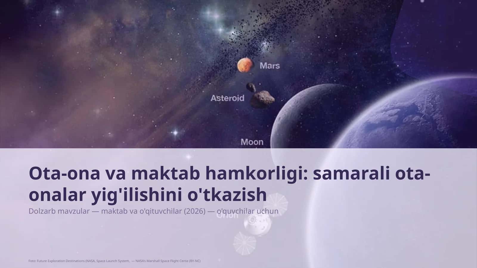 Dolzarb mavzular — maktab va o'qituvchilar (2026) — o'quvchilar uchun
