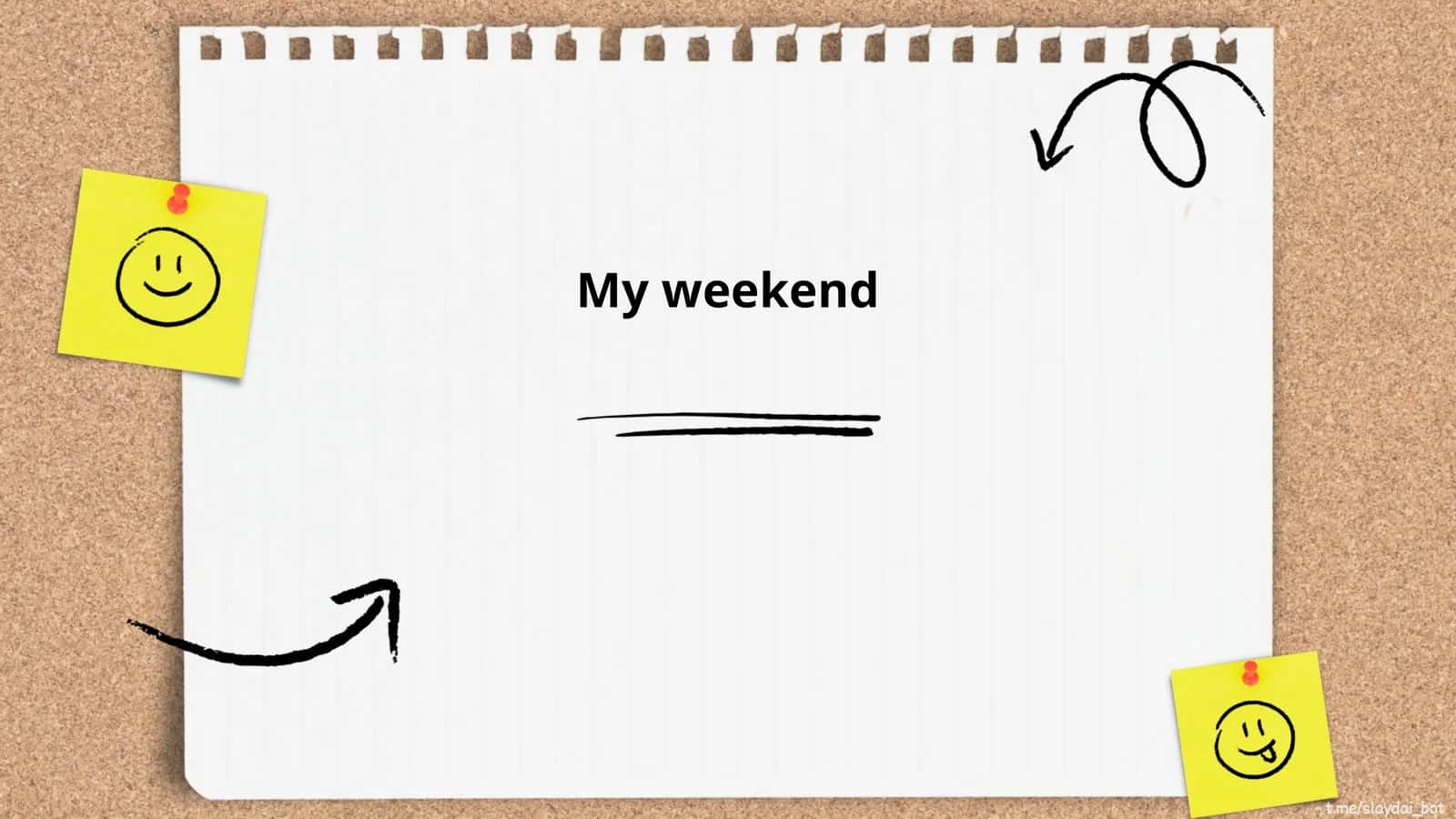 My weekend