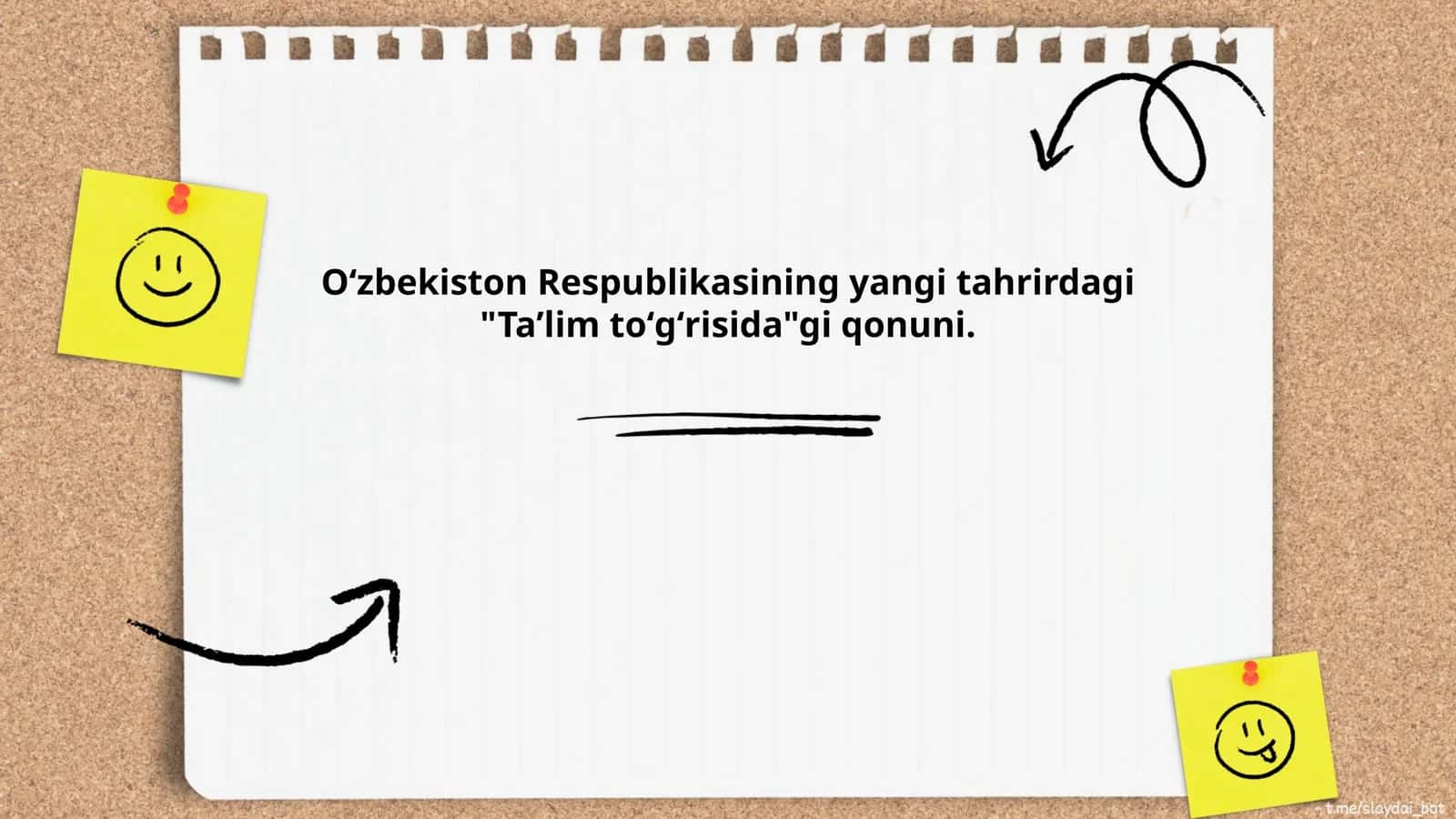 Oʻzbekiston Respublikasining yangi tahrirdagi "Taʼlim toʻgʻrisida"gi qonuni